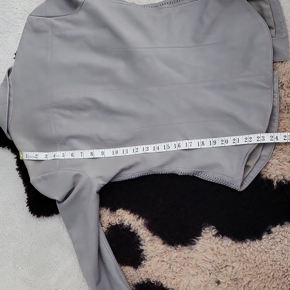 VTG Armani Collezioni Calf Leather Jacket Made In Italy XS-S - Picture 9 of 10